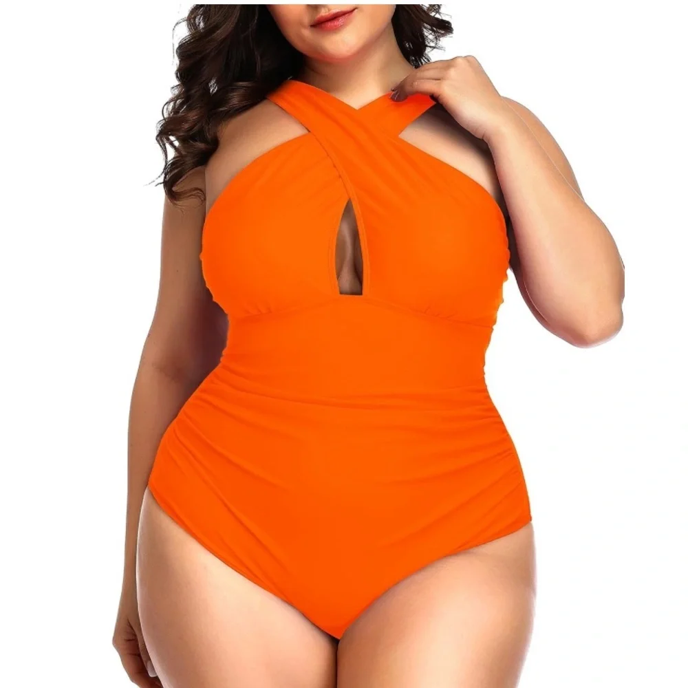 Womens Plus Size One Piece Swimsuit Size 20W - Picture 1 of 3
